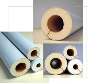 pipe insulation coated with PVC